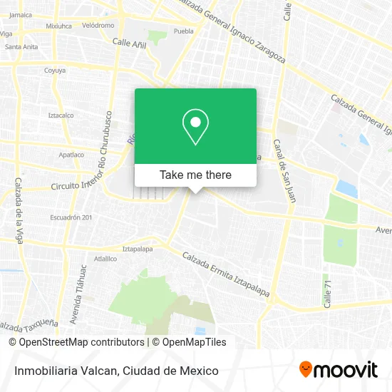 Inmobiliaria Valcan map
