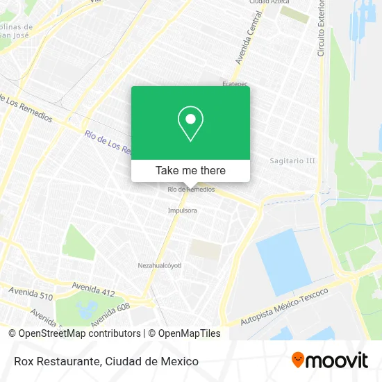 Rox Restaurante map