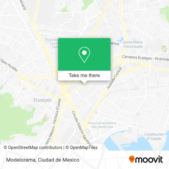 Modelorama map