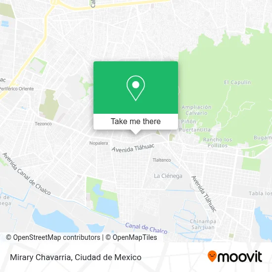 Mirary Chavarria map