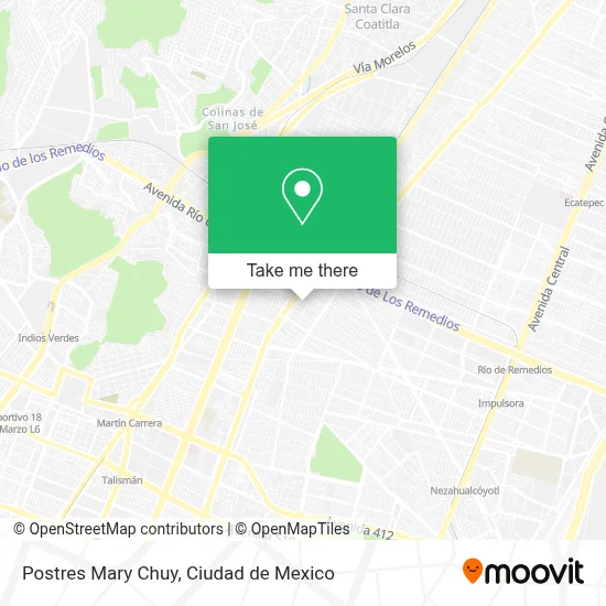 Postres Mary Chuy map