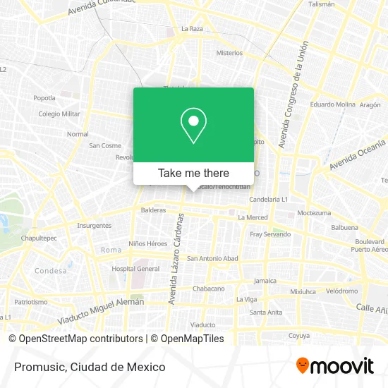 Promusic map