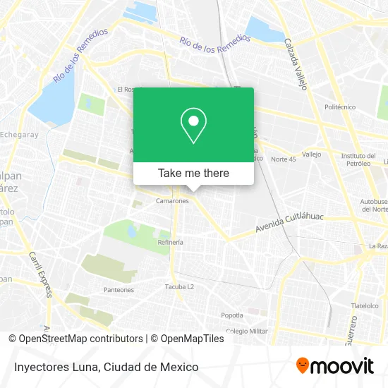 Inyectores Luna map