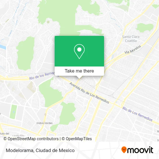 Modelorama map