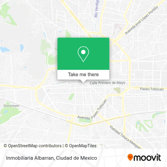 Inmobiliaria Albarran map