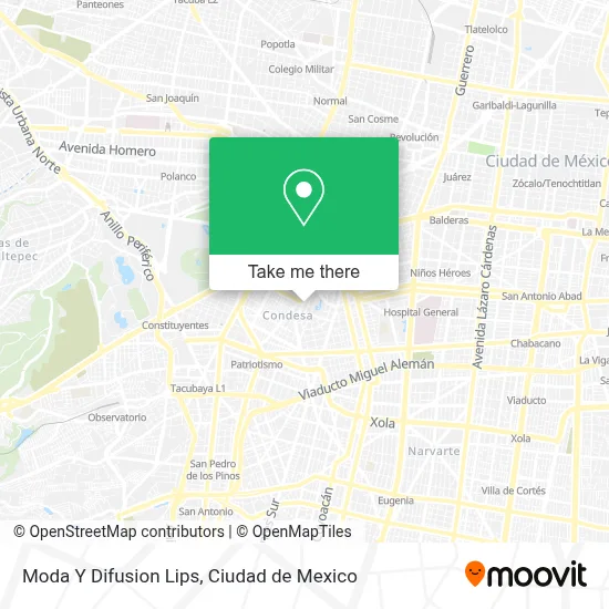 Moda Y Difusion Lips map