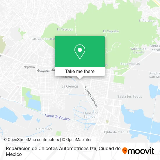 Reparación de Chicotes Automotrices Iza map