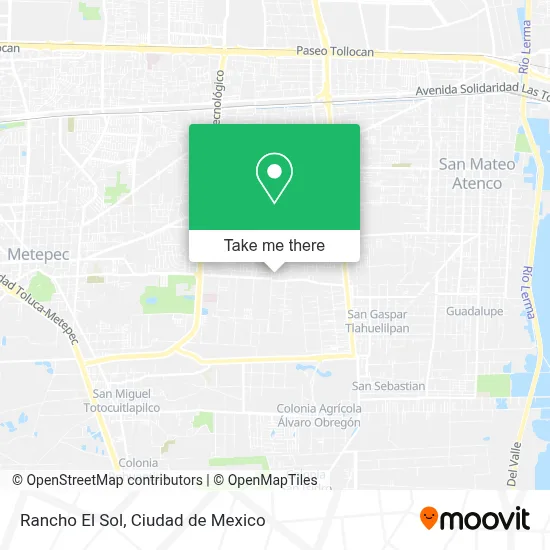 Rancho El Sol map