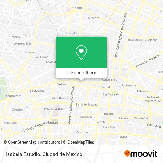 Isabela Estudio map