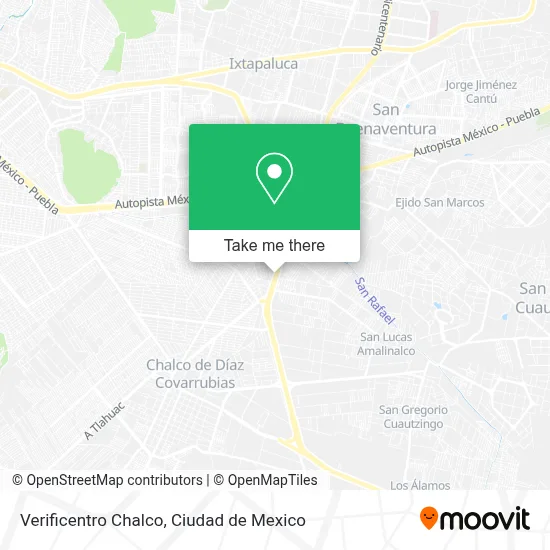 Verificentro Chalco map