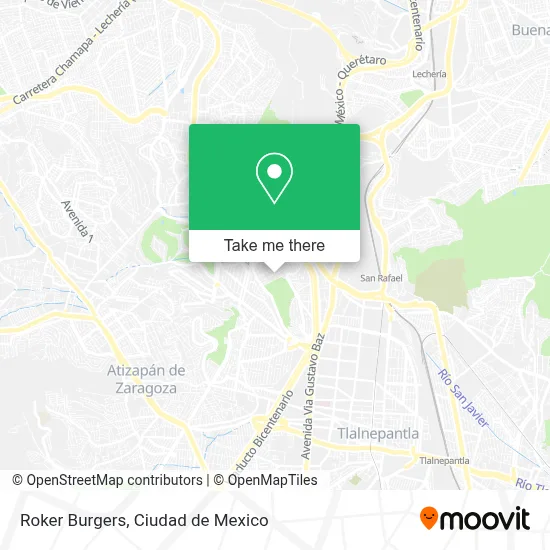 Roker Burgers map