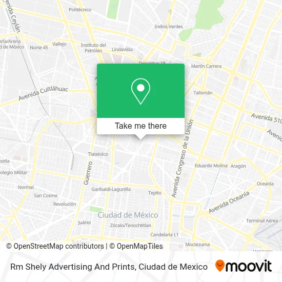 Rm Shely Advertising And Prints map