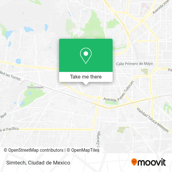 Simtech map