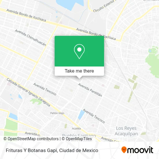 Frituras Y Botanas Gapi map