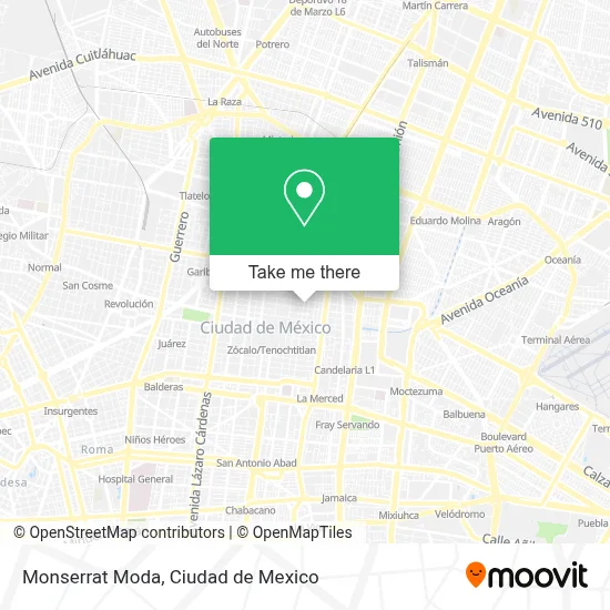 Monserrat Moda map