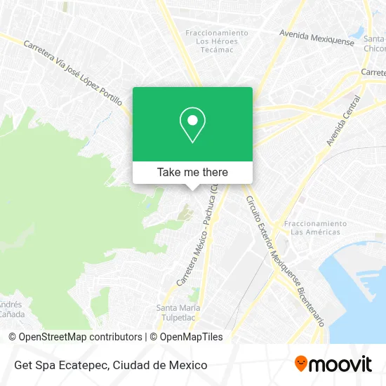 Get Spa Ecatepec map