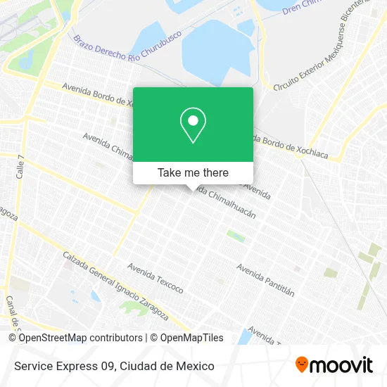 Service Express 09 map