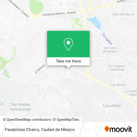 Parabrisas Chalco map