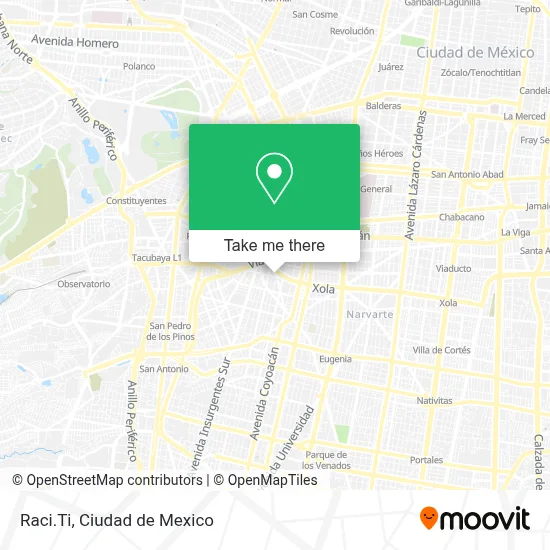 Raci.Ti map
