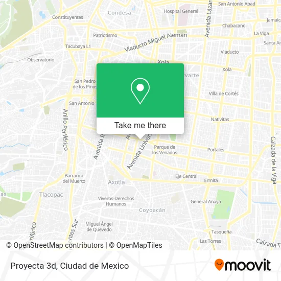 Proyecta 3d map