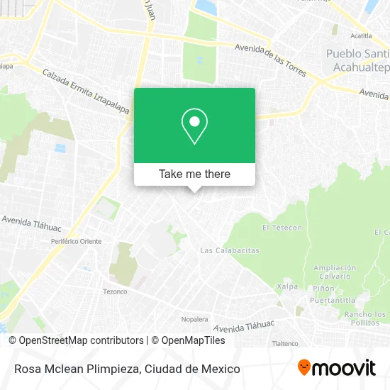 Rosa Mclean Plimpieza map