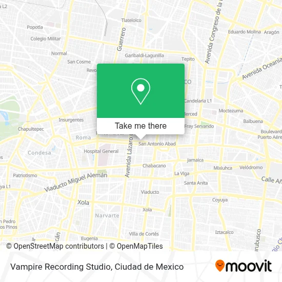Vampire Recording Studio map