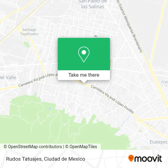 Rudos Tatuajes map