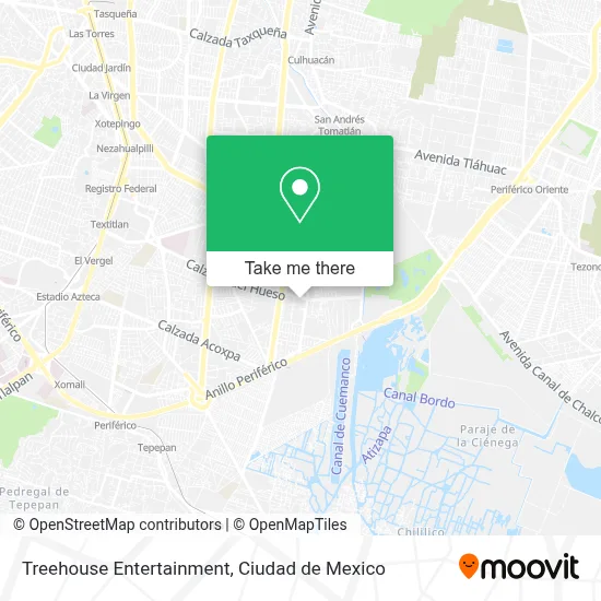 Treehouse Entertainment map