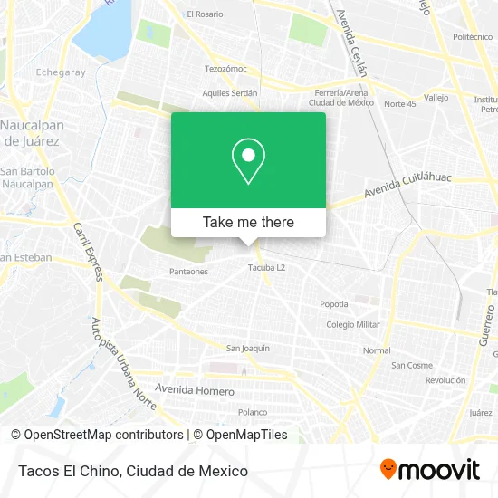 Tacos El Chino map