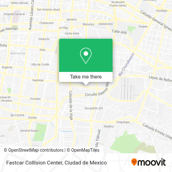 Fastcar Collision Center map