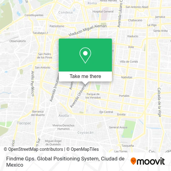 Findme Gps. Global Positioning System map
