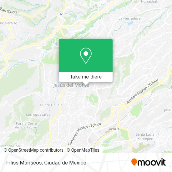 Filiss Mariscos map