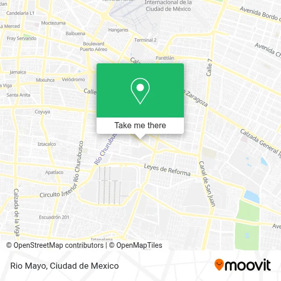 Rio Mayo map