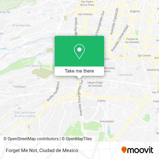 Forget Me Not map