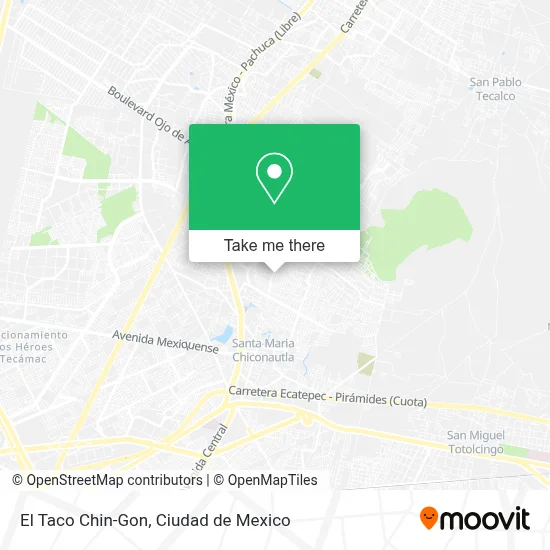 El Taco Chin-Gon map