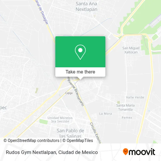 Rudos Gym Nextlalpan map