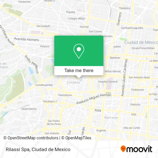 Rilassi Spa map