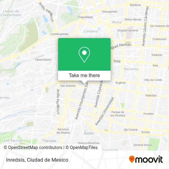 Inredsis map