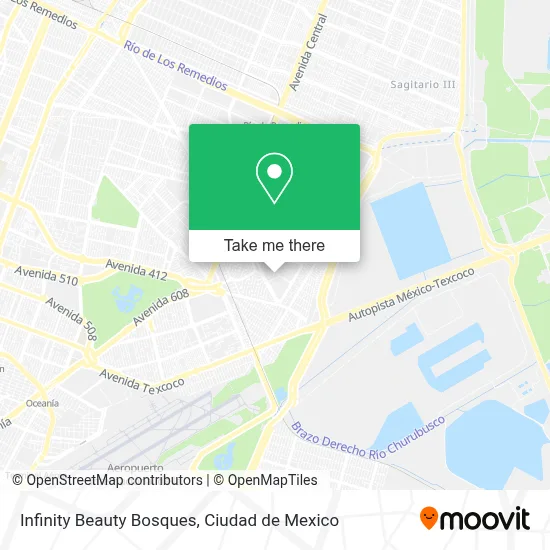 Infinity Beauty Bosques map