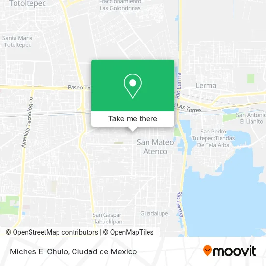 Miches El Chulo map
