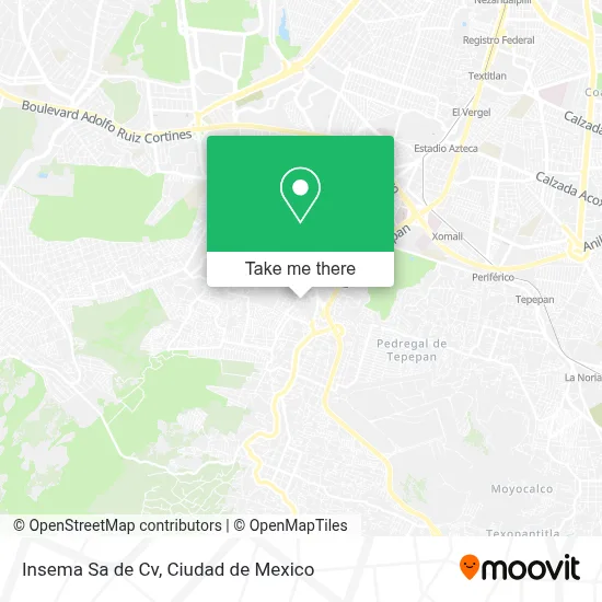 Insema Sa de Cv map