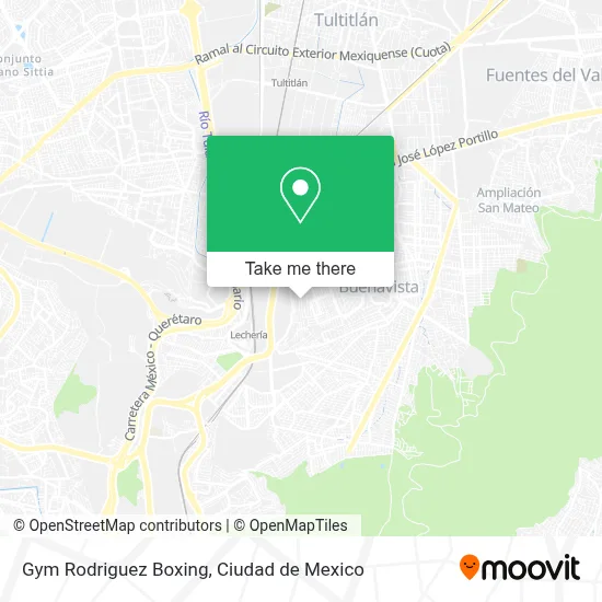 Gym Rodriguez Boxing map