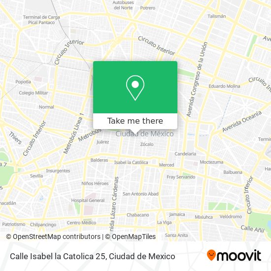 Calle Isabel la Catolica 25 map
