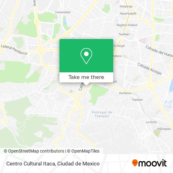 Centro Cultural Itaca map