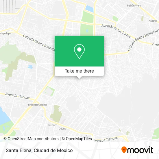 Santa Elena map