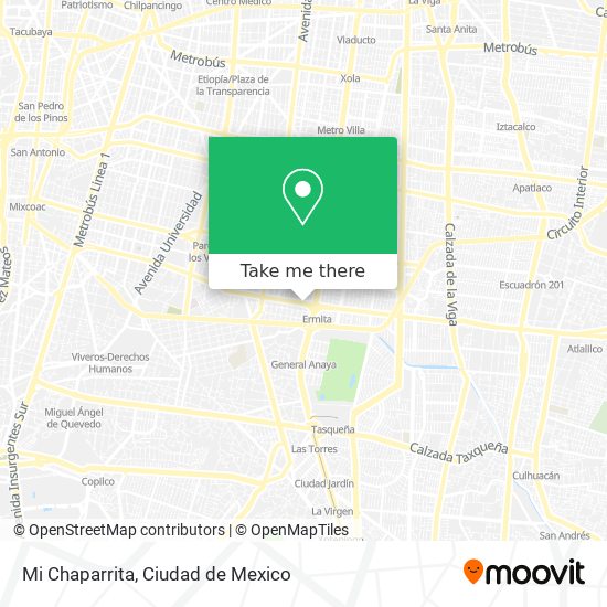 Mapa de Mi Chaparrita