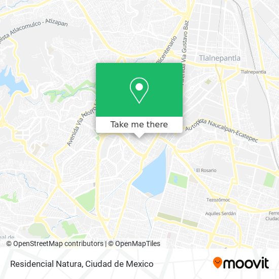 Mapa de Residencial Natura
