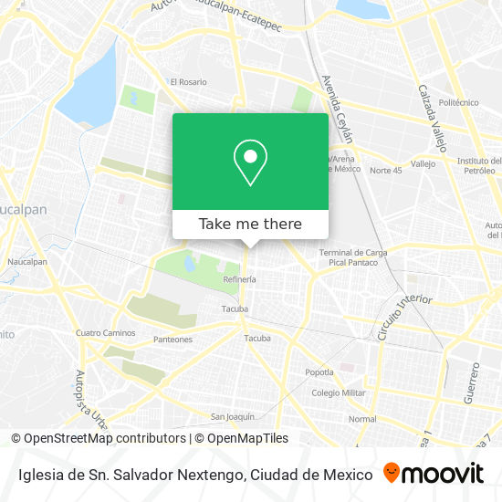 Mapa de Iglesia de Sn. Salvador Nextengo