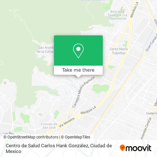 Centro de Salud Carlos Hank González map