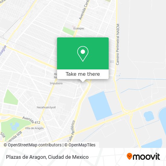 Plazas de Aragon map